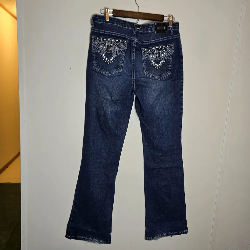 Tru Luxe Jeans Boot cut Womens Size 8 - Picture 2 of 7